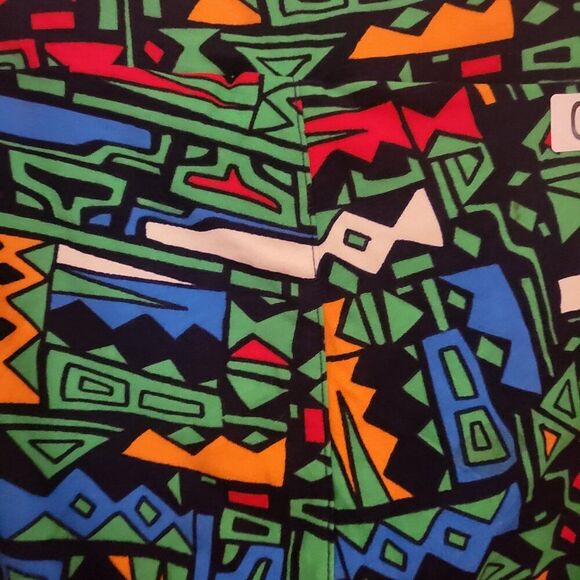 LuLaRoe Funky Multi-color Shapes Leggings - Picture 3 of 5